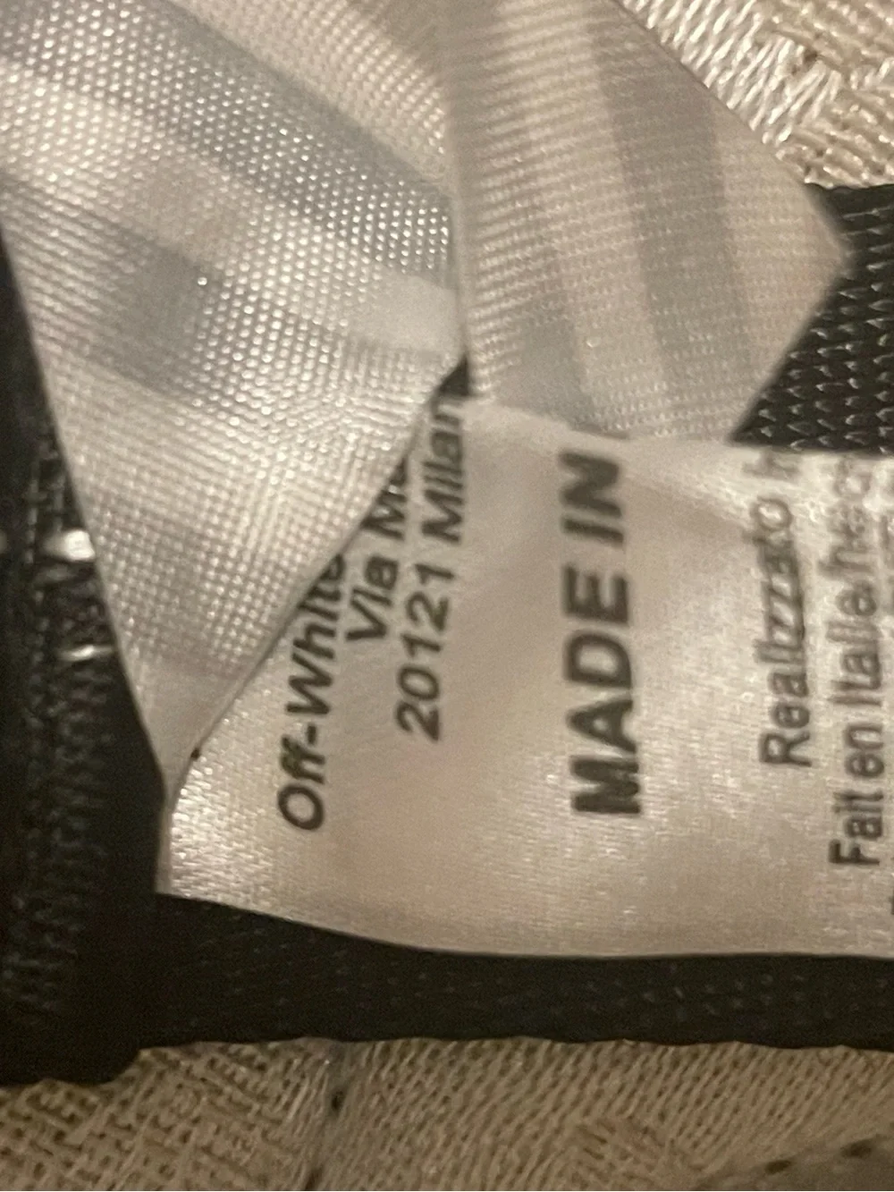Off-White black & white striped belt #offwhite #designer size xl